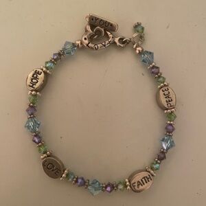 Inspirational Beaded Bracelet - Handcrafted